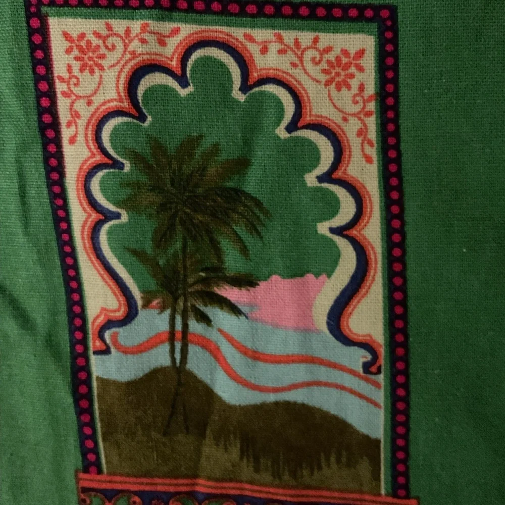 NWT Sugarlips Kelly Green Tropical Palm Print Lined Maxi Dress – Size Small